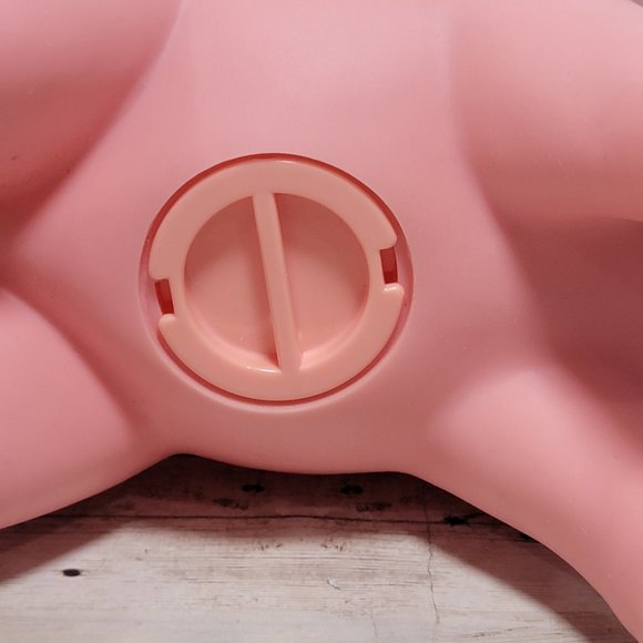 Schylling Rubber Piggy Bank with‎ blue white bandana and plug - Picture 14 of 16